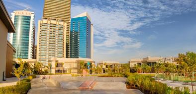 Scenic view of Sheikha Fatima Park