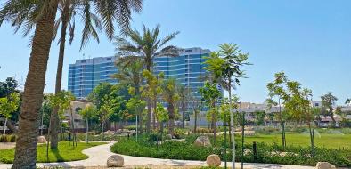 Inside view of Sheikha Fatima Park